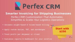 Perfex CRM Customization for Smarter Courier Invoicing
