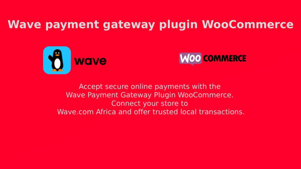 Wave payment gateway plugin WooCommerce banner Wave payment gateway plugin WooCommerce