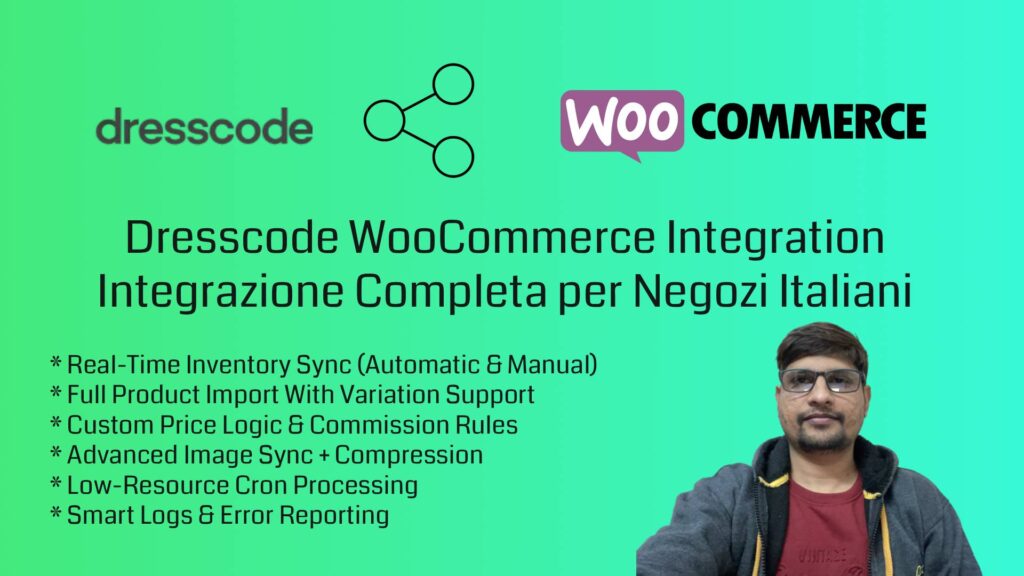 Dresscode inventory sync WooCommerce